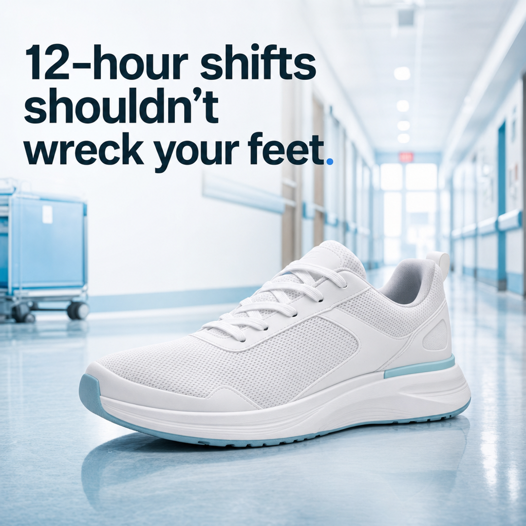 Nurses / on feet ad